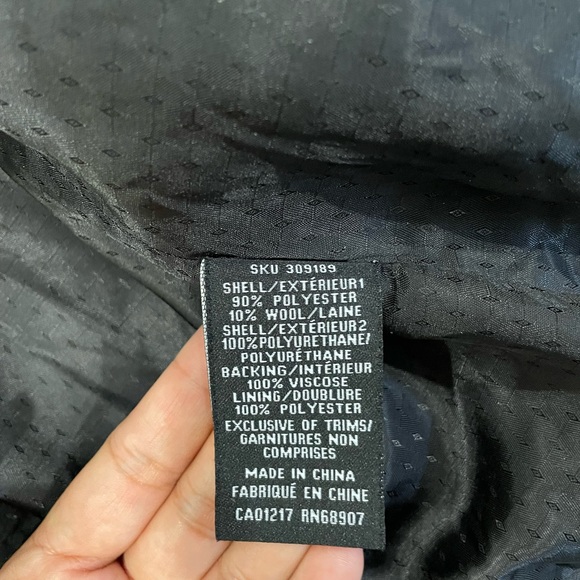 Le Chateau // Wool & Leather Bomber Jacket - Picture 5 of 6